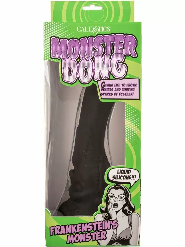Необычный фаллоимитатор California Exotic Novelties Frankenstein’s Monster, с присоской, 24 см, жидкий силикон