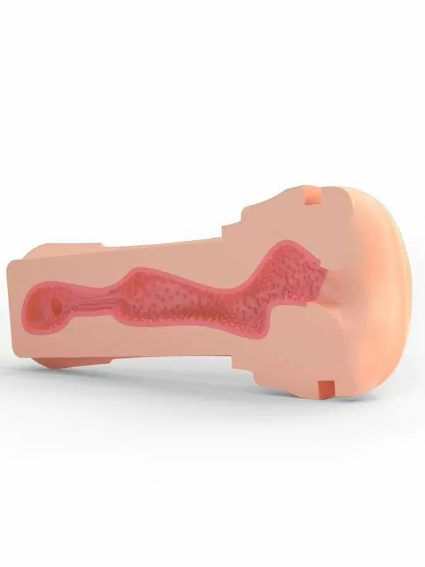 Рукав для мастурбатора Mystim O(h)PUSH ME, внутренний, 17,5 см, вагина, ТПЕ, телесный