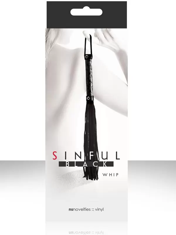 Плеть многохвостая Sinful Whip – черная