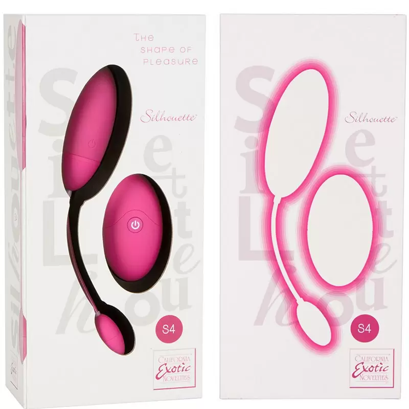 Вибро-яйцо с подогревом Silhouette S4 беспроводное – розовый