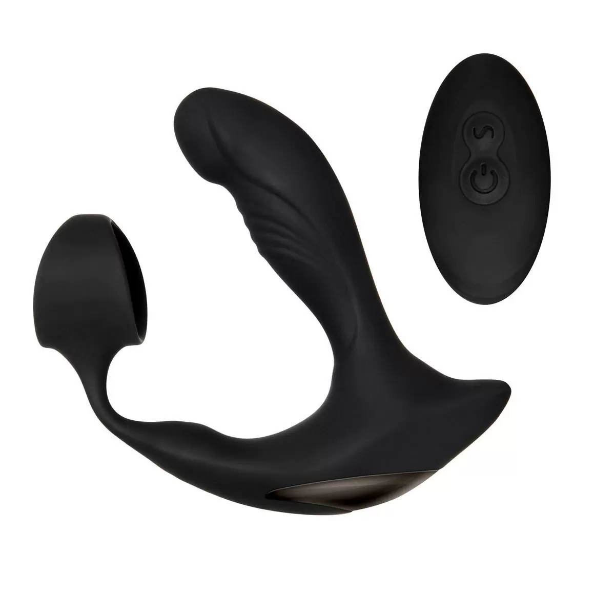 STRAPPED &amp TAPPED Вибромассажер простаты с эрекционным кольцом и пультом ДУ