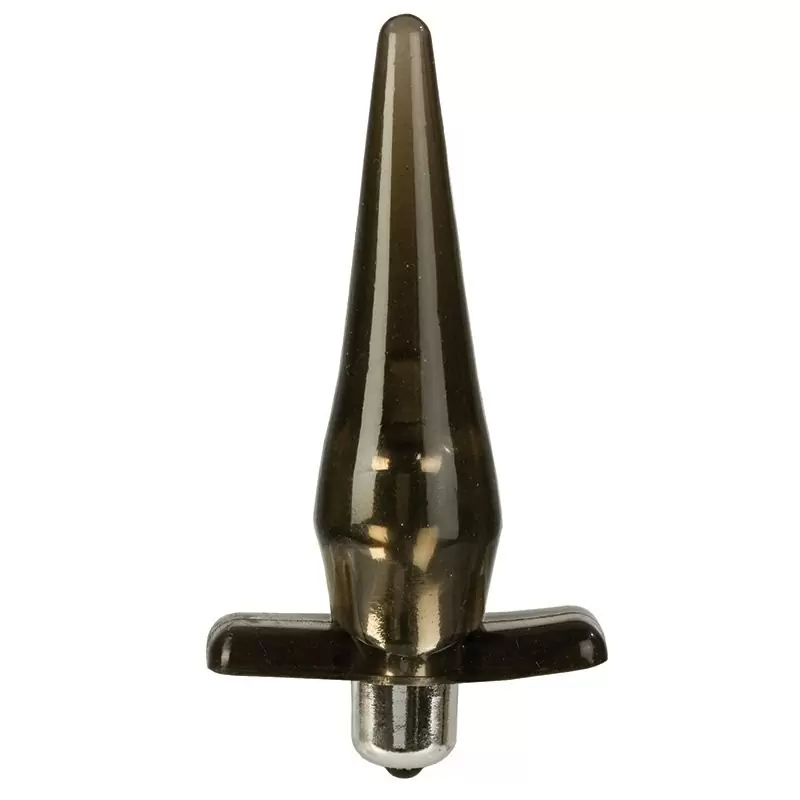 Анальная пробка Mini Vibro Tease с вибрацией – черный