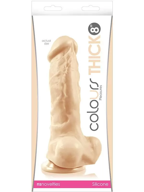 Реалистичный фаллоимитатор Colours Pleasures Thick 8