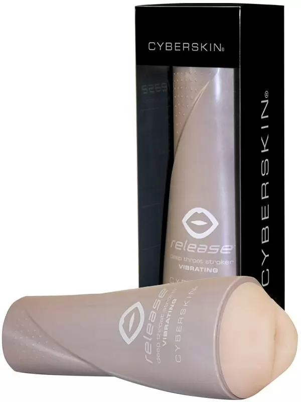 Мастурбатор ротик Deep Throat с вибрацией в тубусе