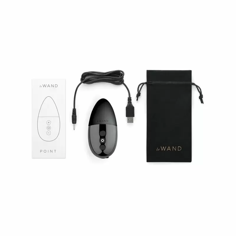 Утяжеленный премиум-вибратор Le Wand Point темный хром