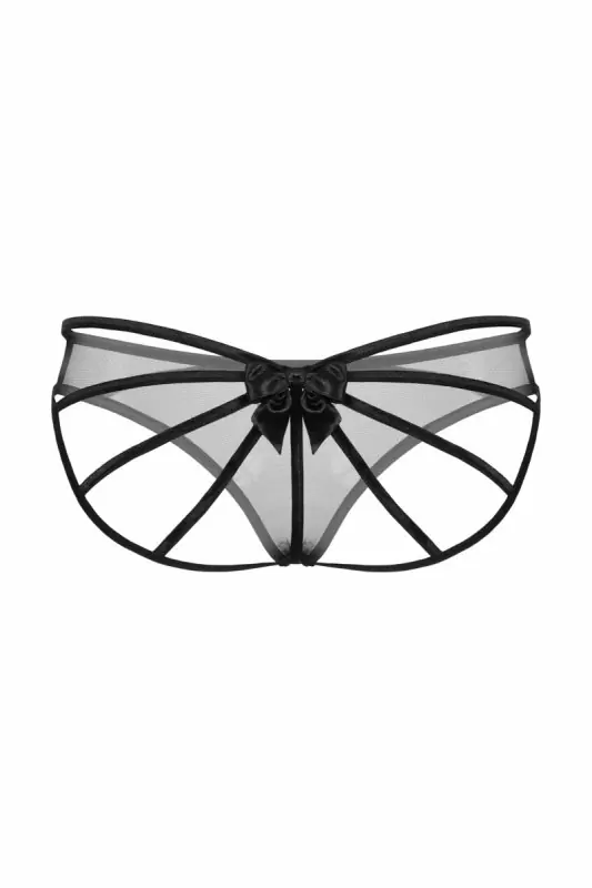 ТРУСИКИ- БАБОЧКА SOFTLINE COLLECTION, ЧЕРНЫЙ, S/L