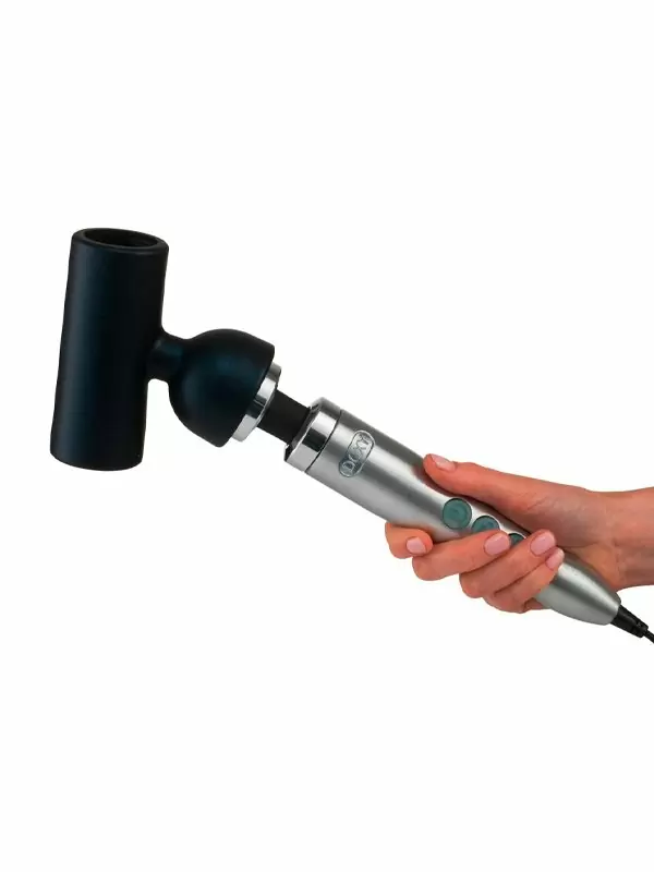 Насадка-мастурбатор Nexus, для вибратора Doxy, 12 см, силикон, черный