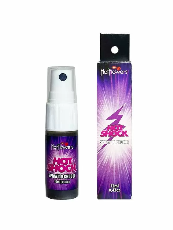 Клиторальный спрей Hot Flowers Hot Shock с разогревающе-покалывающим эффектом, 12 мл