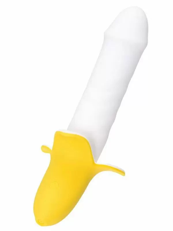 Экзотический вибратор-пульсатор JOS B-nana, с фрикциями, 8 режимов, 19 см