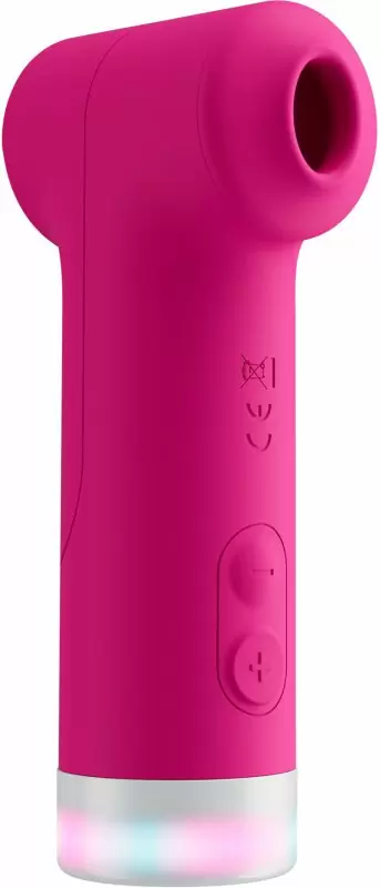 Двойной стимулятор клитора с воздушно-волновой стимуляцией Lovense Fizz, розовый, TwinAir, 5200 импульсов
