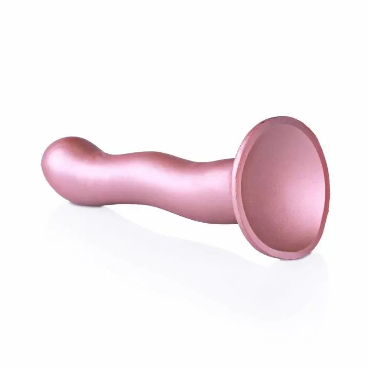 Изогнутый фаллоимитатор Shots toys Ultra Soft, 18 см, силикон, розовый