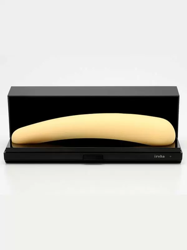 Нежный вибратор Iroha Mikazuki A, 17,5 см, 4 режима, желтый