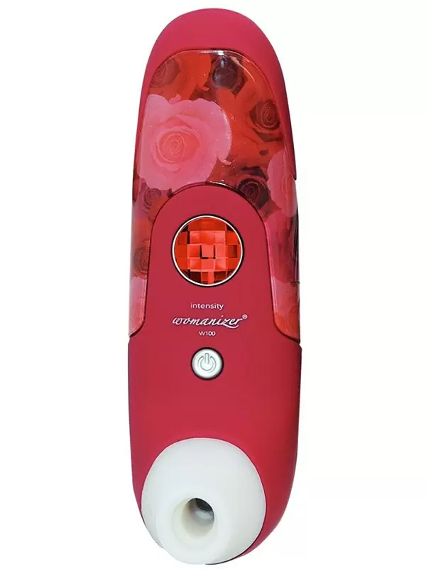 Бесконтактный стимулятор клитора Womanizer limited edition, уникальный дизайн, 16 см, красный