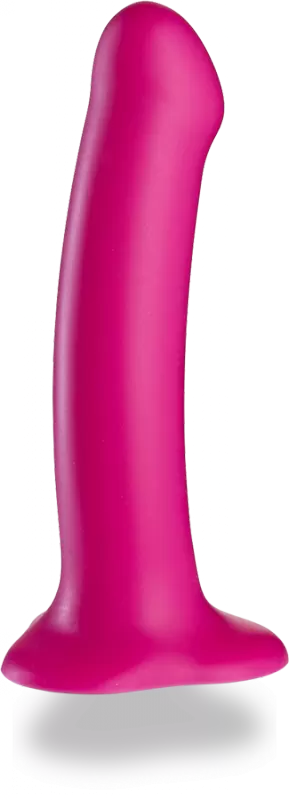 Крупный фаллоимитатор Fun Factory Magnum, с изогнутой головкой,18 см, силикон, смородиновый