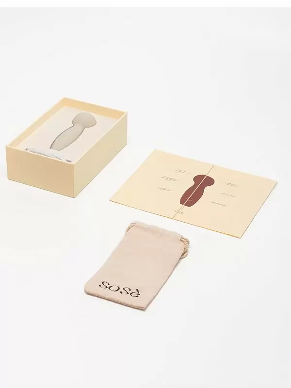 Компактный вибратор So. Se. HARMONY, 9,5 см, 10 режимов, силикон, серый