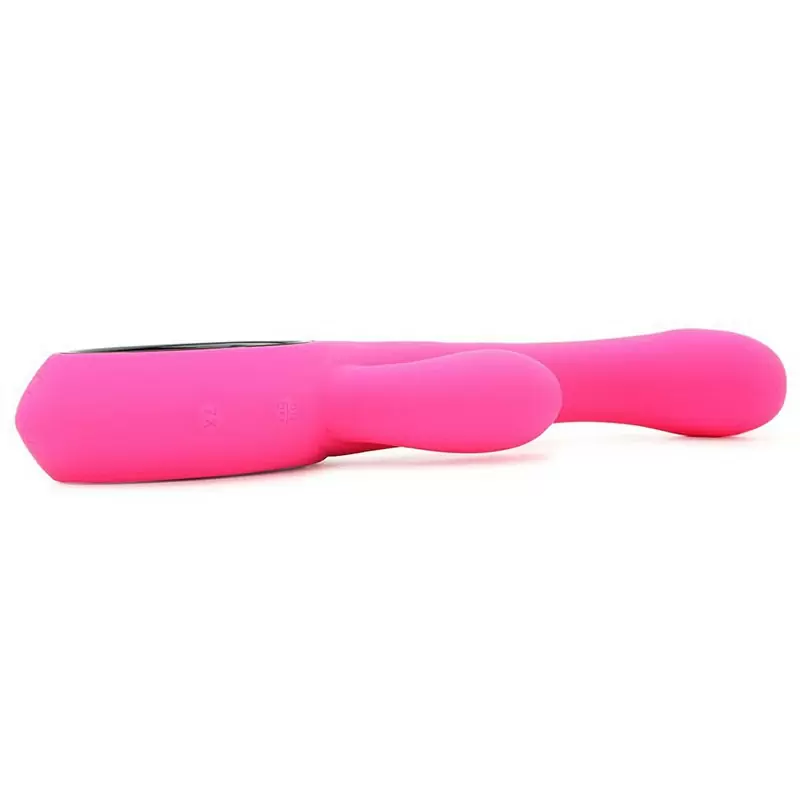 Вибромассажер  Coco Licious Rechargeable Dual Wand со стимуляцией клитора – розовый