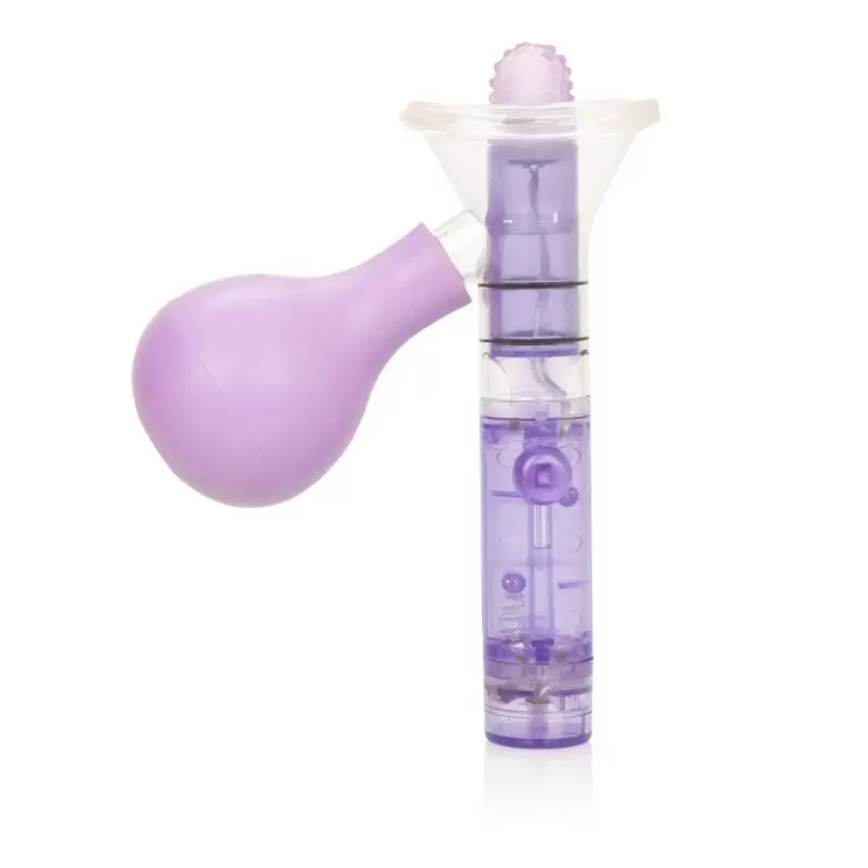 Мини-помпа клиторальная с вибрацией Penetrating Mini Clitoral Pump – фиолетовый