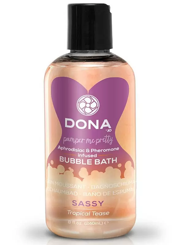 Пена для ванны Dona Pamper Me Pretty Sassy с феромонами – тропический, 240 мл