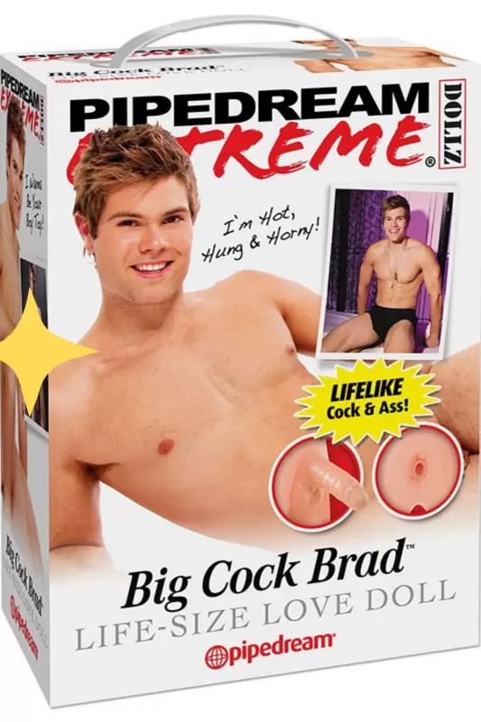 Кукла со вставками Big Cock Brad мужчина