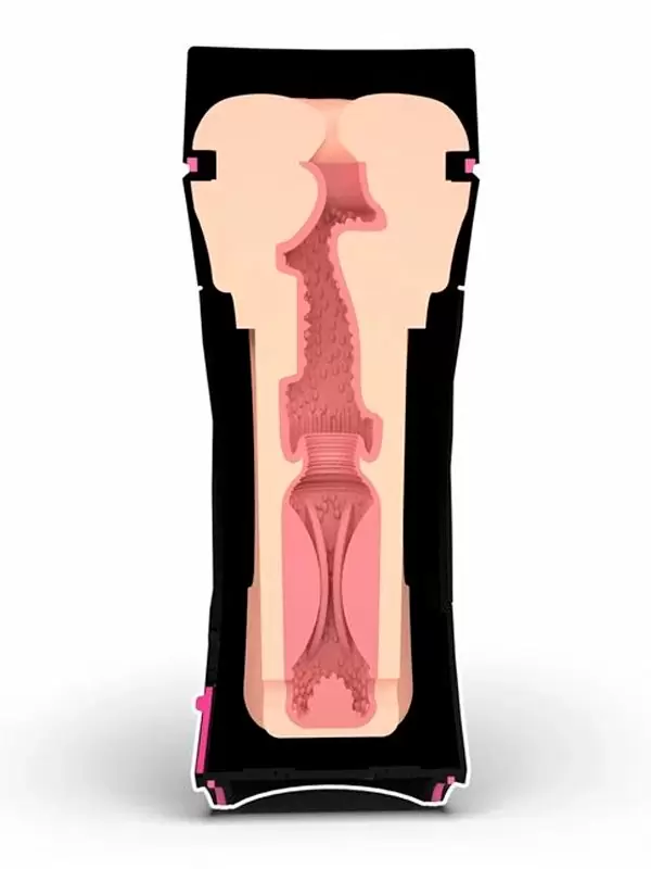 Рукав для мастурбатора Mystim O(h)PUSH ME Donut, внутренний,  17,5 см, ТПЕ, телесный