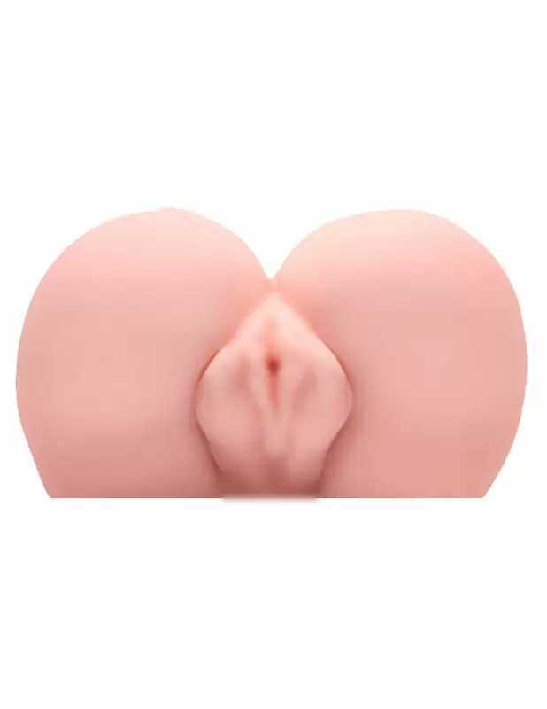 Реалистичный мастурбатор Baile Crazy Bull Vagina and Ass, вагина-анус, 22,5 см, 5 скоростей, телесный