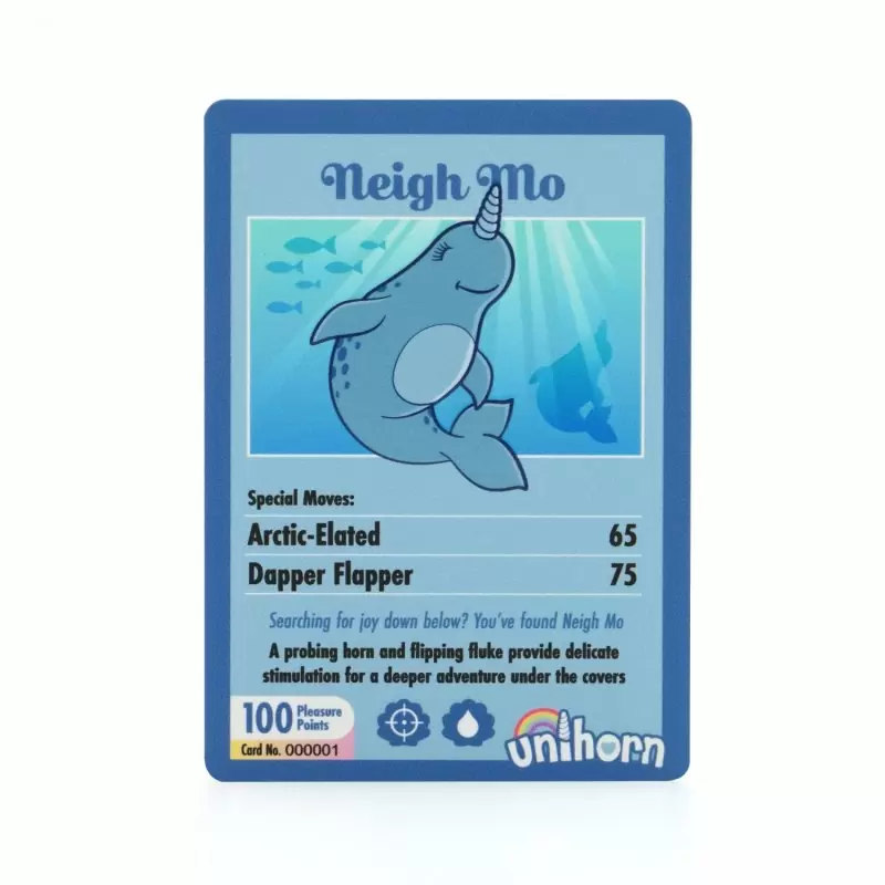 Вибромассажер Unihorn of the Sea – Neigh Mo с точечной стимуляцией, голубой
