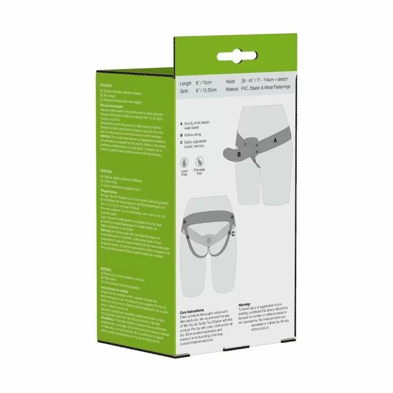 Реалистичный страпон на ремнях Me You Us The Extender Hollow Strap On Flesh