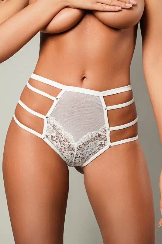 Трусики с высокой посадкой, Amor El, размер М, белые