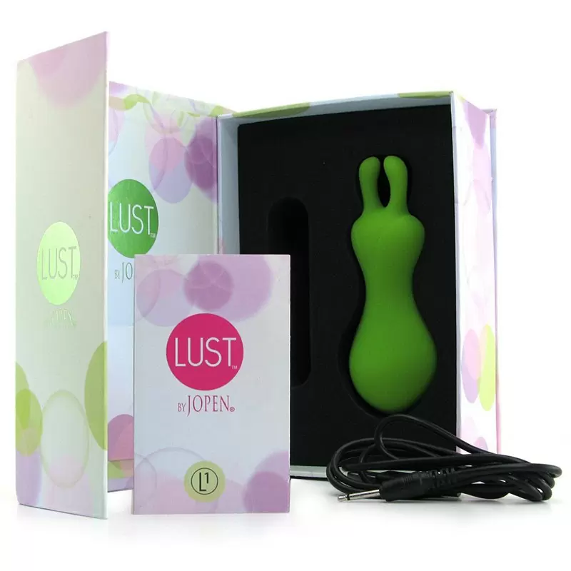 Перезаряжаемый мини-вибромассажер Lust by Jopen L1 – зеленый