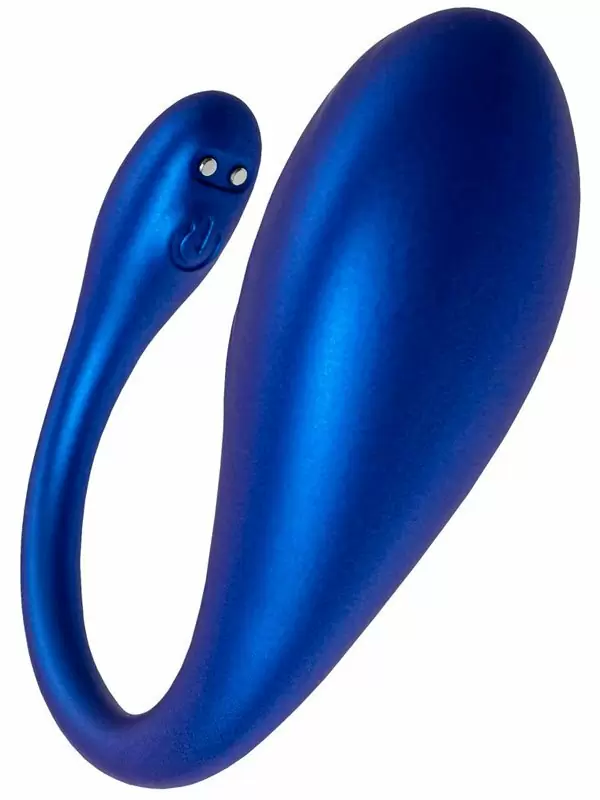 Интерактивное виброяйцо L`Eroina APP CHOPPY, управление через приложения, 21 см, силикон, синий