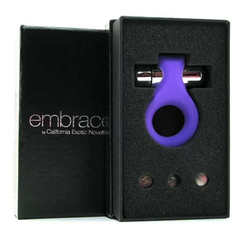 Вибро-кольцо Embrace Lover’s Ring – фиолетовое