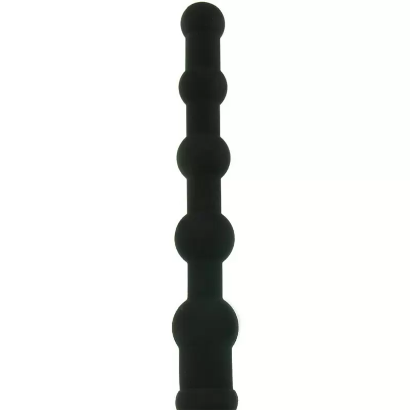 Анальная цепочка с вибрацией Booty Call Booty Flexer – черный