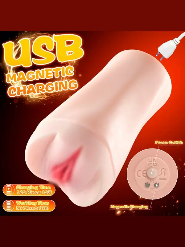 Реалистичный мастурбатор XISE Penny Pussy, 17 см, 7 режимов, вагина, телесный 