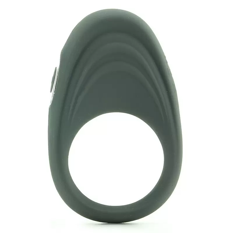 Эрекционное кольцо Embrace Pleasure Ring перезаряжаемое – серое