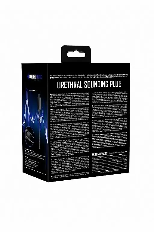 Стимулятор уретры с вибрацией и электростимуляцией Electro shock Urethral Sounding Plug