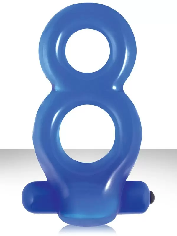 Эрекционное вибро-кольцо Renegade - Blue