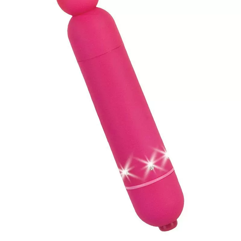 Анальная елочка Crystal Chic Wand с вибрацией – розовый