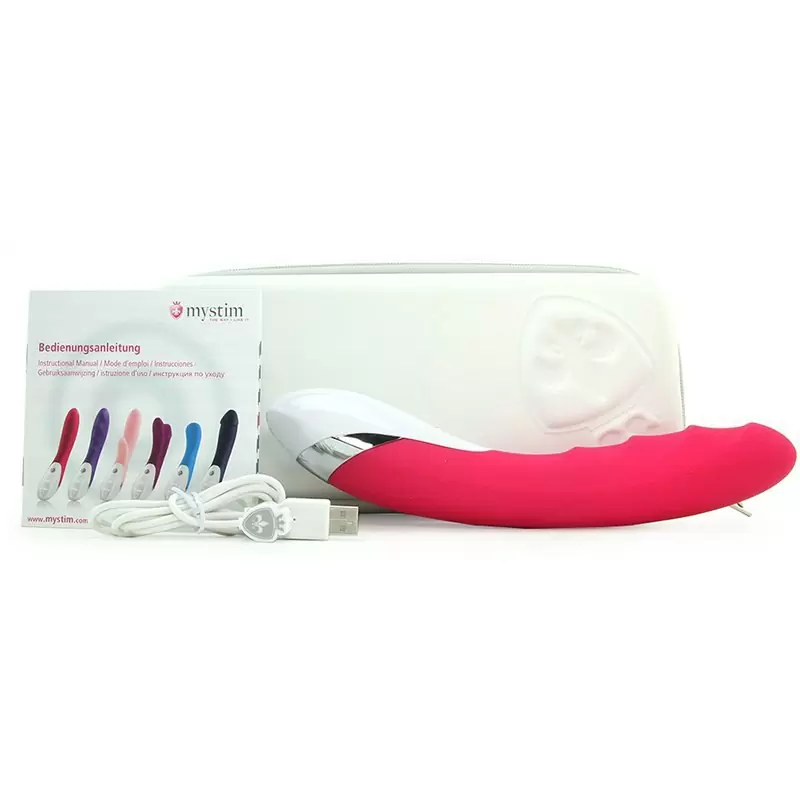 Вибромассажер Sassy Simon рельефный – фуксия