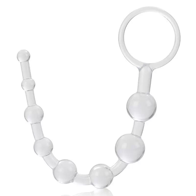 Анальная цепочка Anal 101 Intro Beads – прозрачный