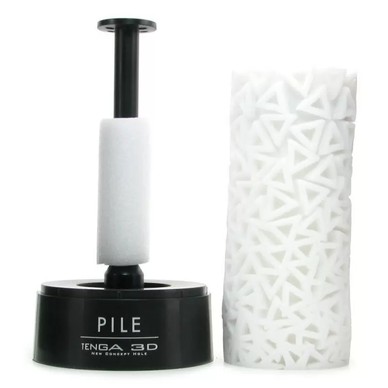 Универсальный мастурбатор Tenga 3D Pile – белый