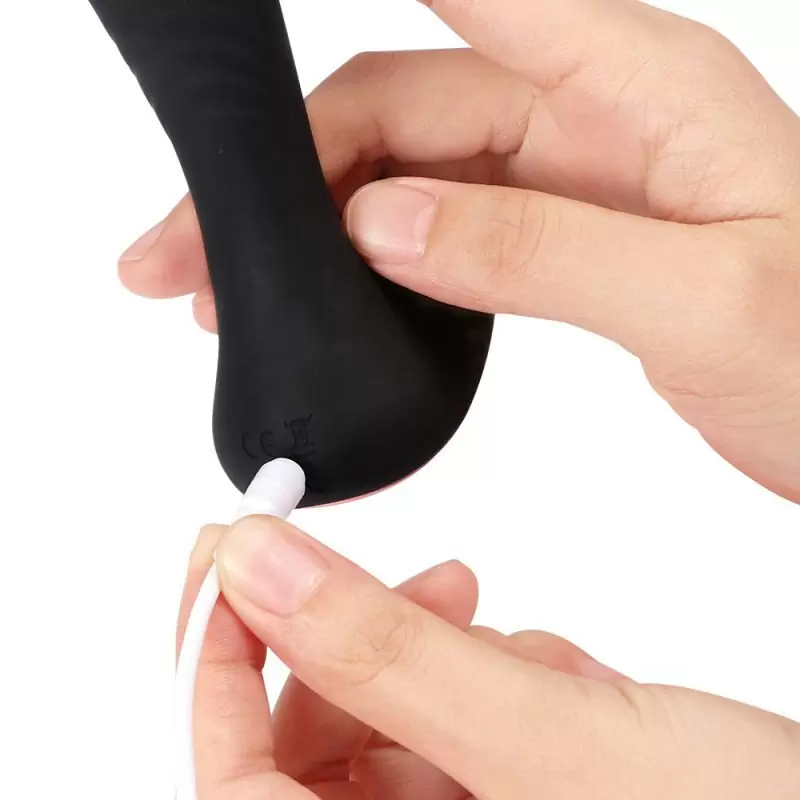 Стимулятор простаты RF с вибрацией - черный