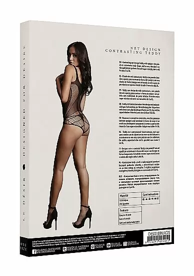 Боди Contrast Net Teddy