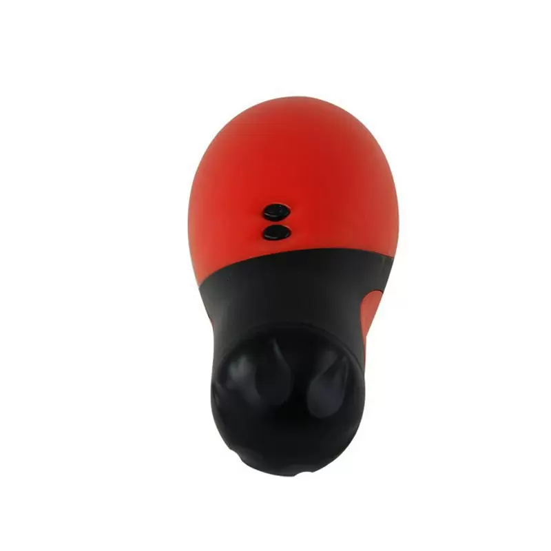 Многофункциональный мастурбатор в тубе Oral Sex Lover с вибрацией – черный с белым