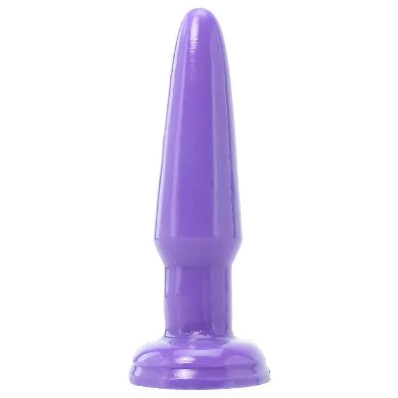 Яркая анальная пробка Neon Butt Plug – фиолетовый