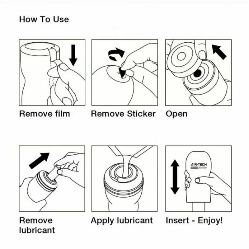 Многоразовый стимулятор Tenga Air-Tech Strong - красный