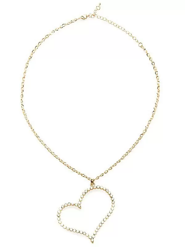 Цепочка с подвеской-сердцем Ann Devine - Sweet Heart Pendant Necklace – золотой