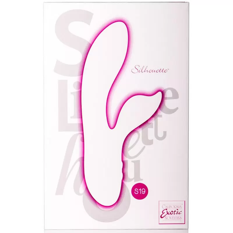 Вибромассажер со стимулятором клитора Silhouette S19 перезаряжаемый – розовый
