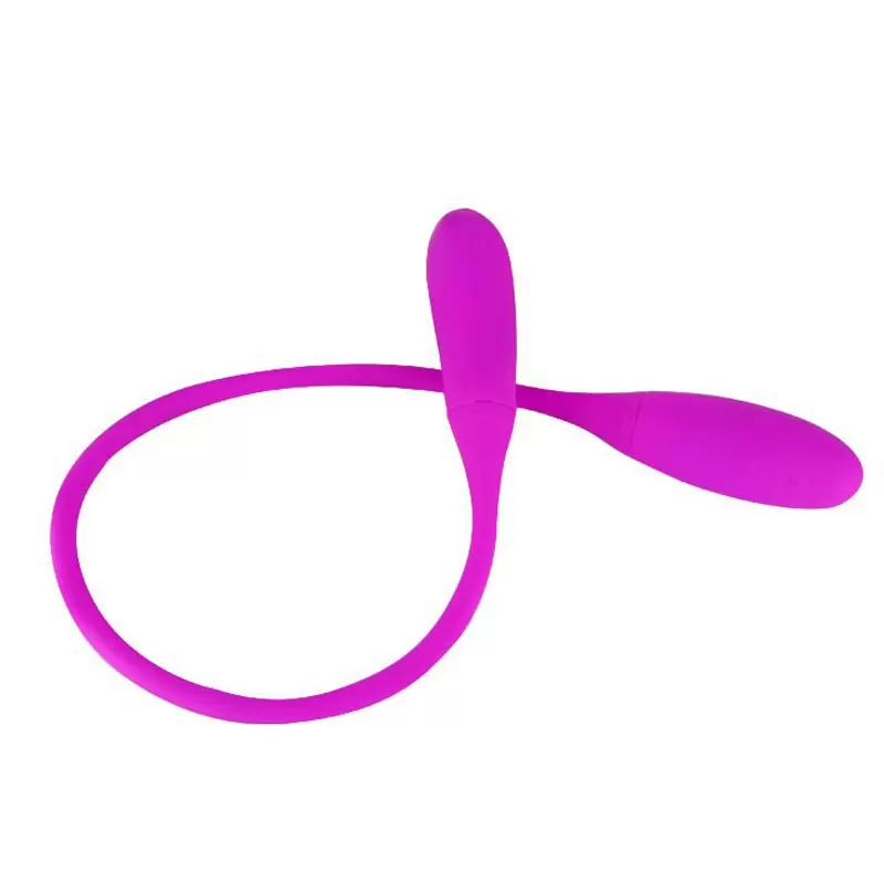 Оригинальный двойной вибростимулятор Snaky Vibe с переминанием – розовый