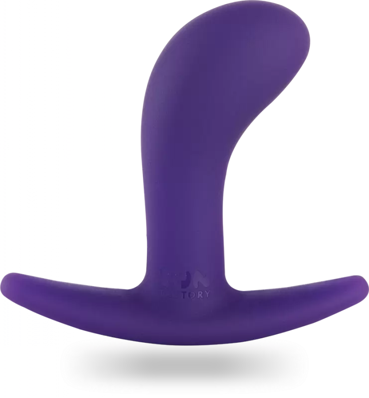 Компактная анальная пробка Fun Factory Bootie Small, 7,5 см, силикон, фиолетовая