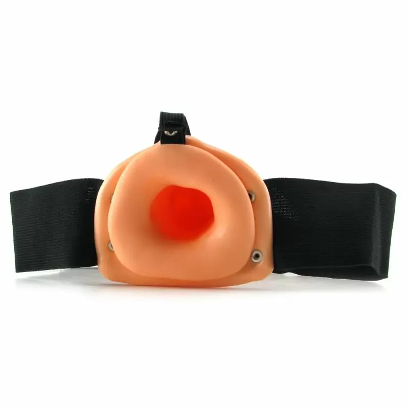 Страпон с полым стимулятором Beginner's Hollow